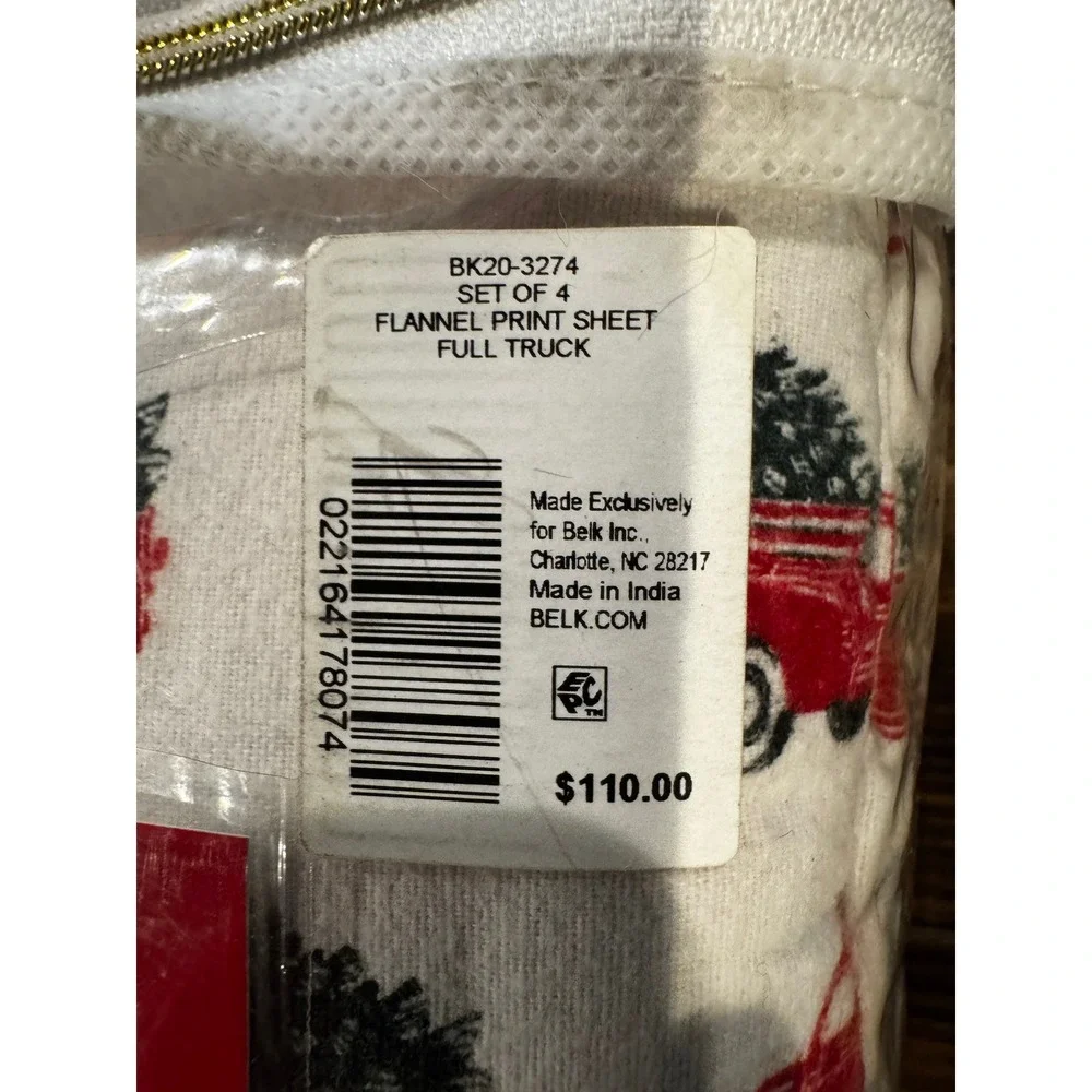 Joyland flannel sheet